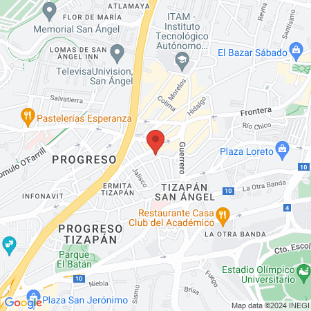 Consultorio dental y Pediátrico map