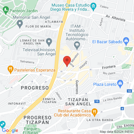 Dr. Luis Ernesto Gómez Montoya, Cirujano general map