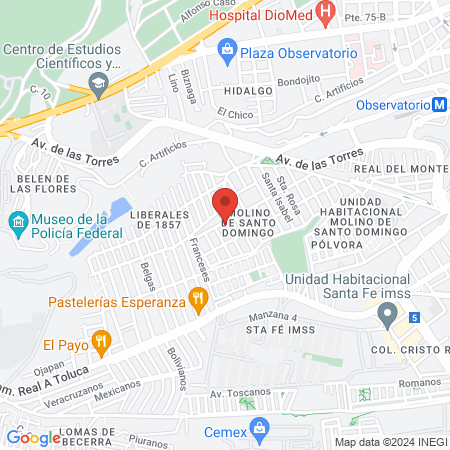 Consulturia Dental Unam map