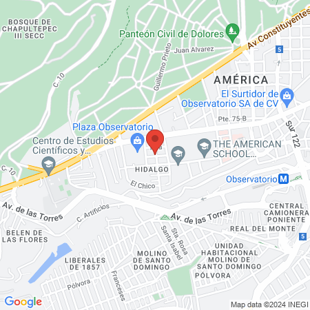 Juan Francisco Ibarra Carrillo Médico General Álvaro Obregón map