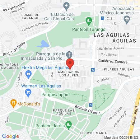 LR Hair beuty salón map