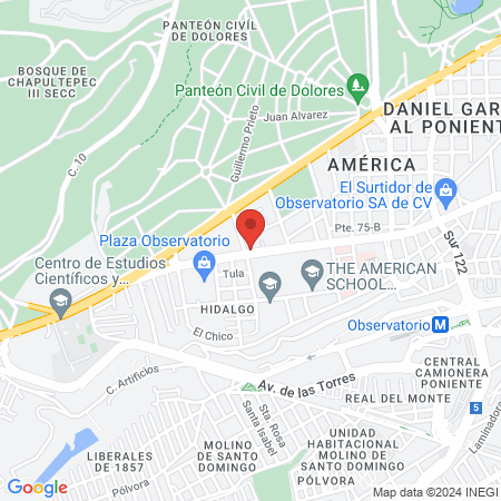 Dra. Claudia Fernanda Corredor Ortega map