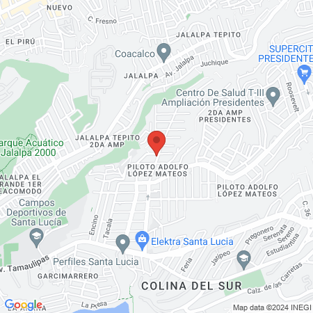 Elizabeth Jimenez Hernandez map