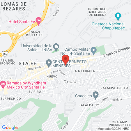 Mi Consultorio Vasco de Quiroga map