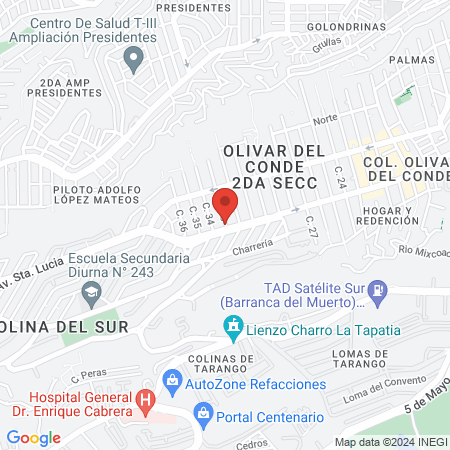 Consultorio Médico Rom map