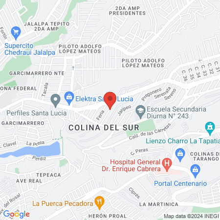 Dr. Juan Jose Garcia map