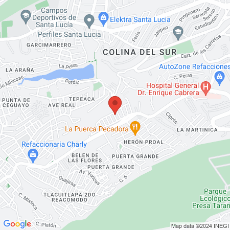 Estética Unisex Adriana map