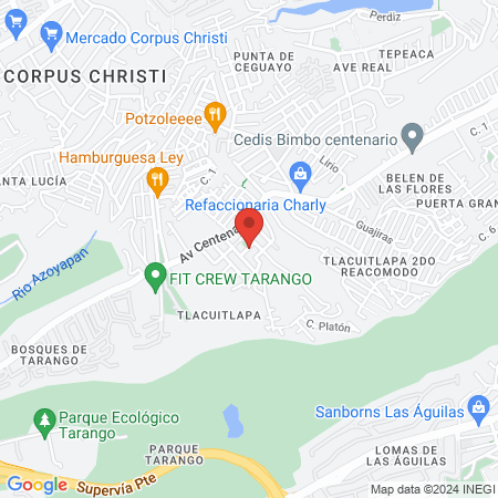 Saloon Guadalupe Escamilla map