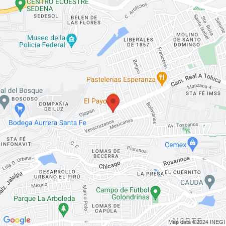 Doctora. elvia sara echalaz padilla map