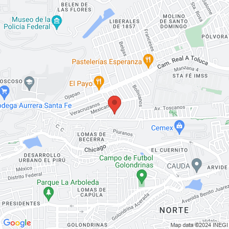 DR JULIO JAVIER LEDESMA map