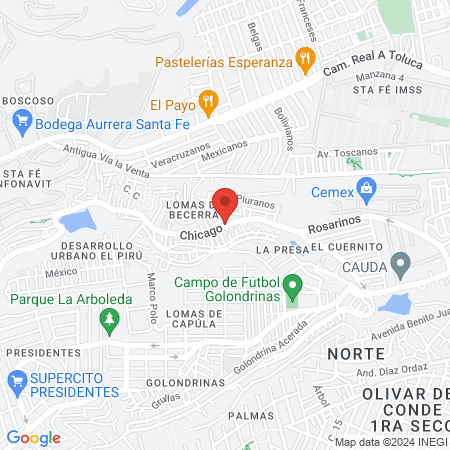 VETERINARIA DASKTO map