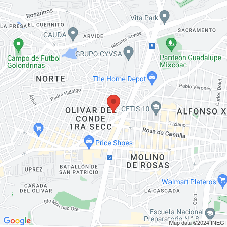 Consultorio Pediátrico map