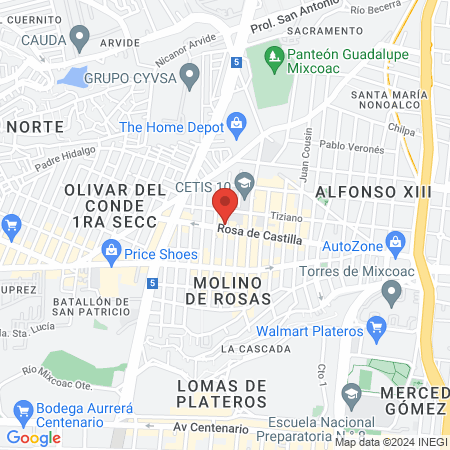 OLA nails& studio map