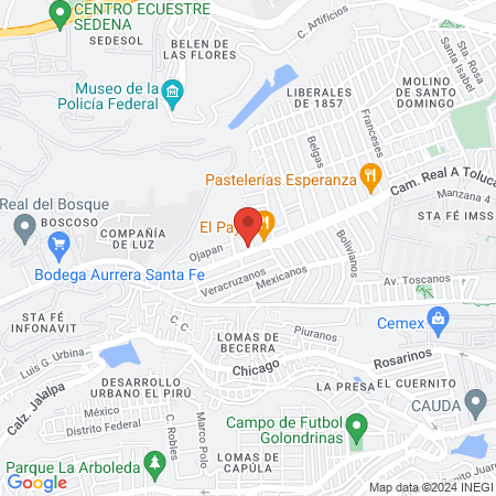 Centro Quirofisico map