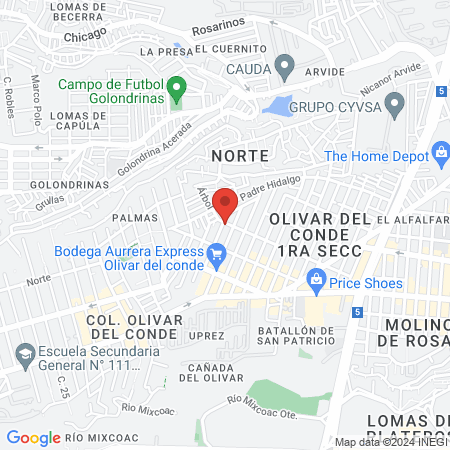 Barbería El Catrin map