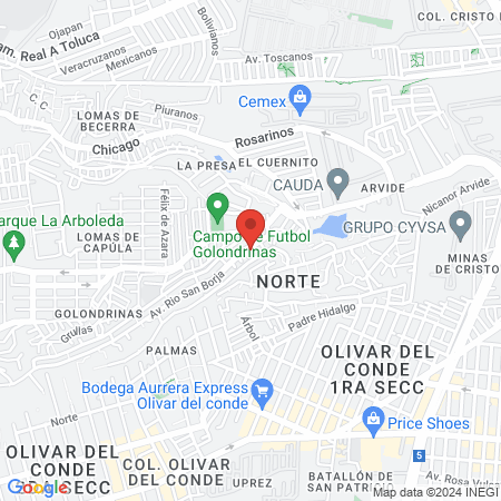 Consultorio dental Doctora Alessandra Gonzalez map