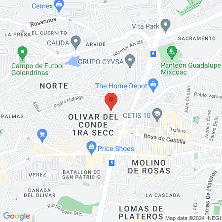 Medicina General. Dr. Jaramillo Camacho map