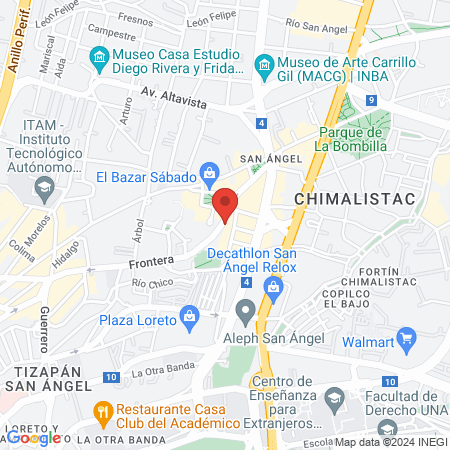 Frida image studio map