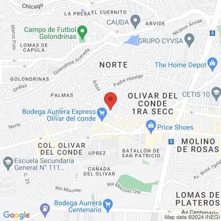 Consultorio Dental Apident map