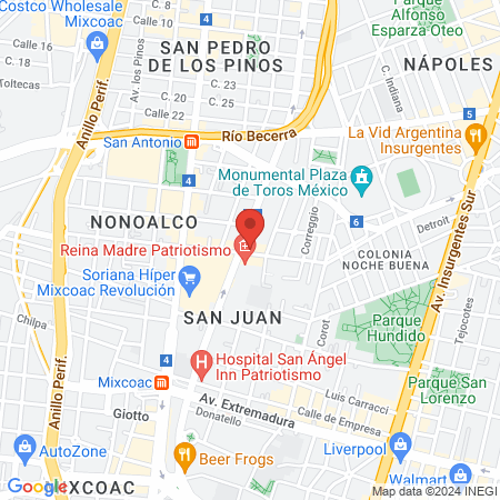 Apapacho Rincón de paz map