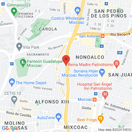 DENTISTA’S LA LAGUNA map