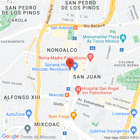 La Clinica Dental (Mixcoac) map