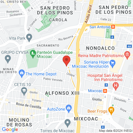 Dr. Rogelio Arcos map