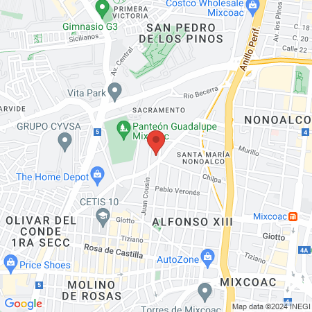 Podologia Montes map