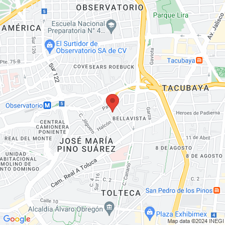 Consultorio Dra. María del Rocio Sandoval Coronel map