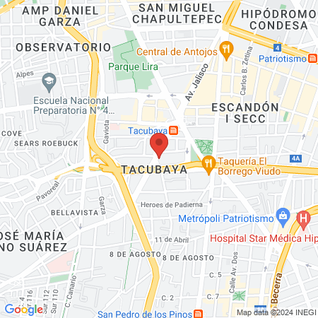 Azcarate Y Sanchez Roberto Alexis Dr map