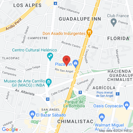 BodyBrite Plaza Inn map