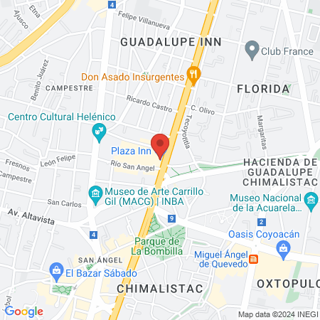 SmartBeat Plaza Inn map