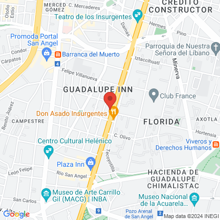 MEDICCI Unidad de Gastroenterología map