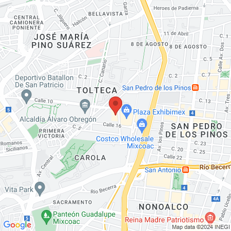 Beauty Secret San Pedro de los pinos map