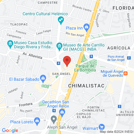 Sonia Garcilazo Studio - San Ángel - Microblading map