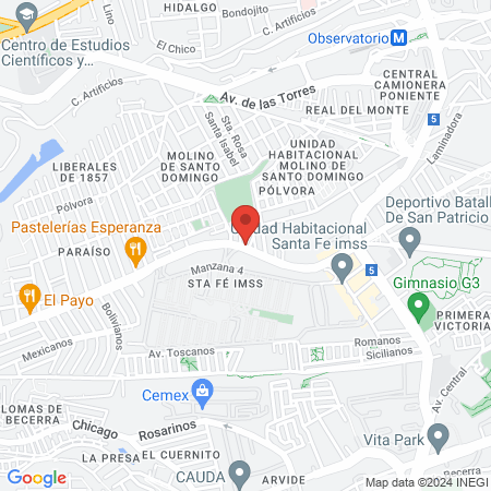 Cut Colors Salón map