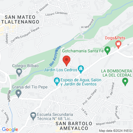 Estética Imagen Álvaro Obregón map