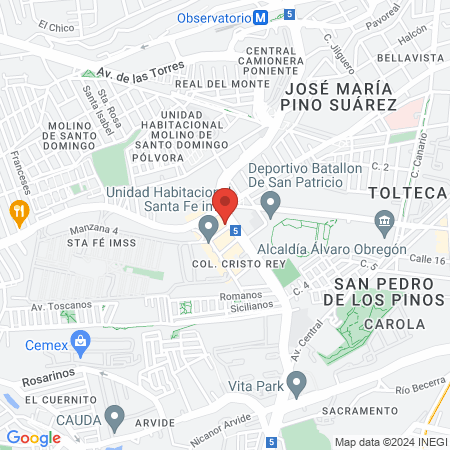 Estética Mary Mercado Cristo Rey map