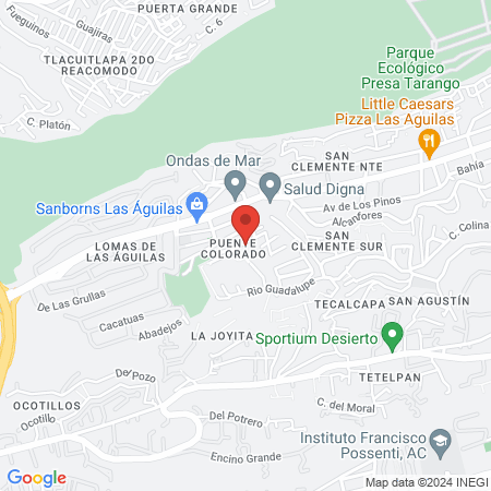 Burdeos Estetica map