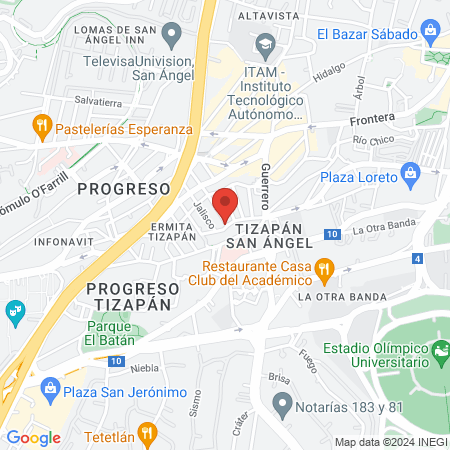 Dra. Ana Carolina Ogaz Campos, Gastroenterólogo pediátrico map