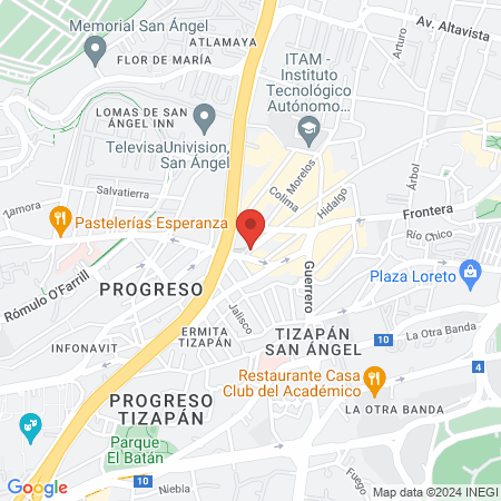 Nuskin de México map