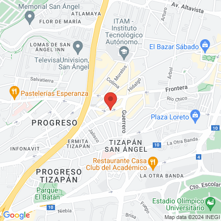 Consultorio Médico del Dr. Ahorro map