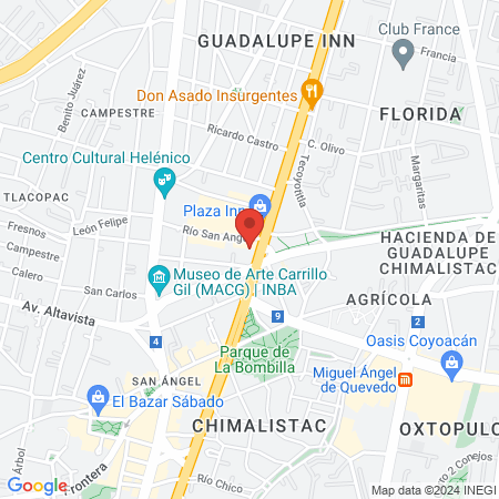 Doctor Velasco Mancera Luis Roberto map