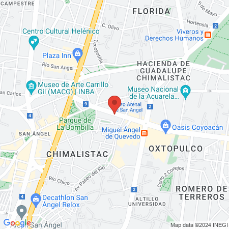 Centro Auditivo Soundex Chimalistac map