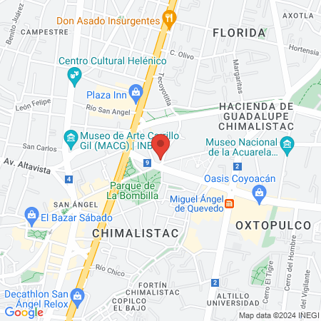 Centro Integral BET map