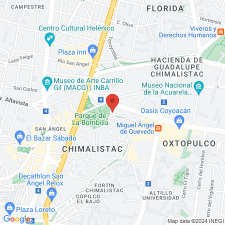 Dr. Javier De La Fuente Rocha, Geriatra map