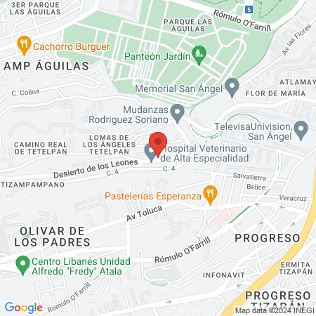 Estética Unisex Martha map