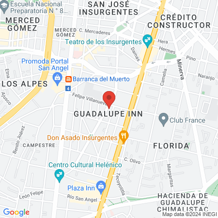 Estética Marialex map