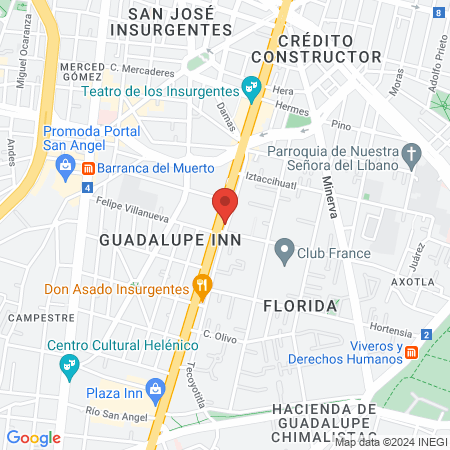 Doctor Gerardo Heinze Martín map