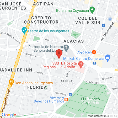 Instituto Lira Y Serafín map